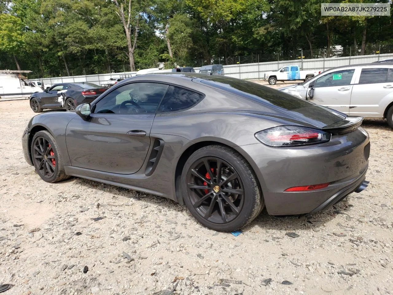 WP0AB2A87JK279225 2018 Porsche Cayman S