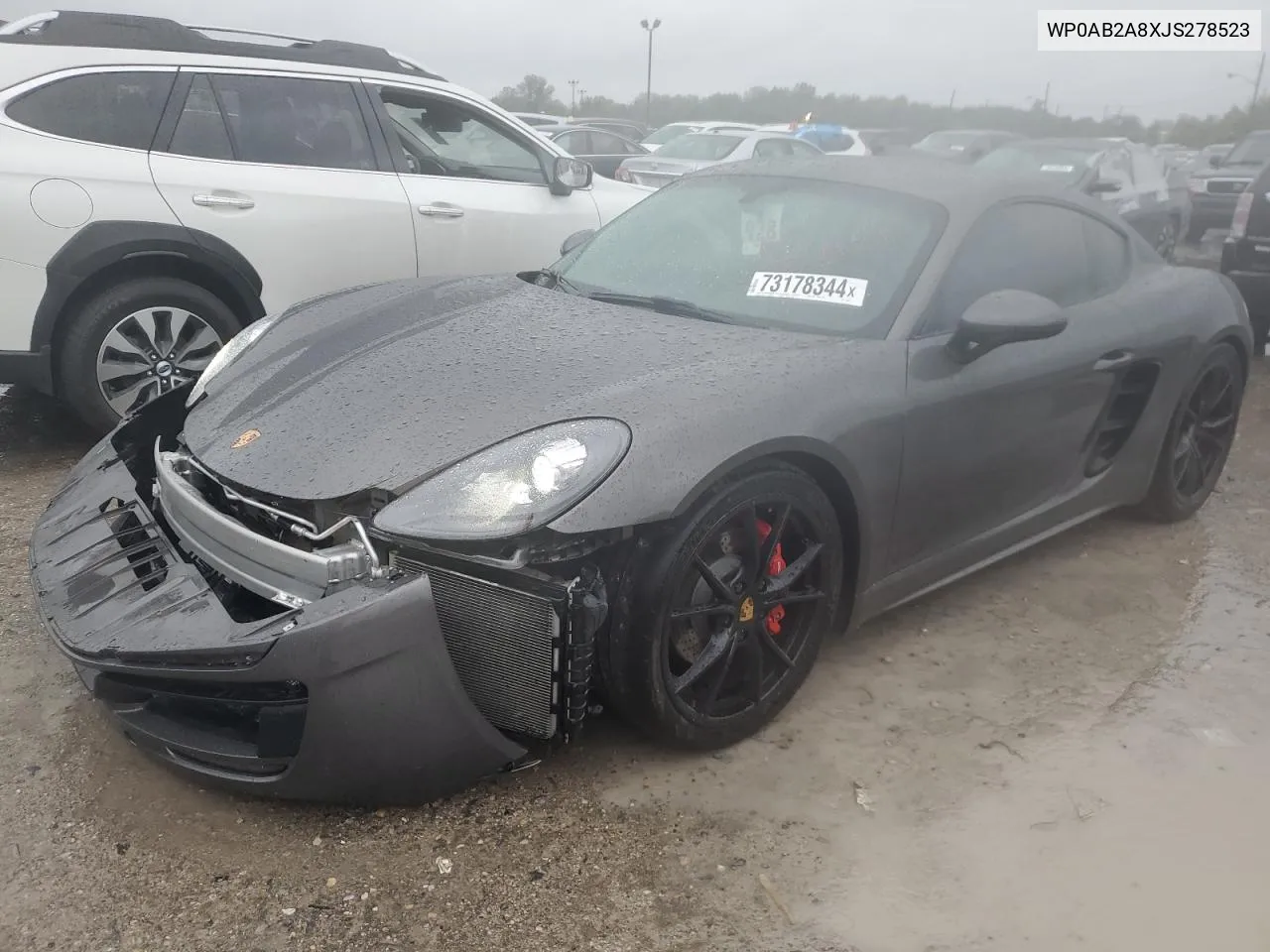 WP0AB2A8XJS278523 2018 Porsche Cayman S