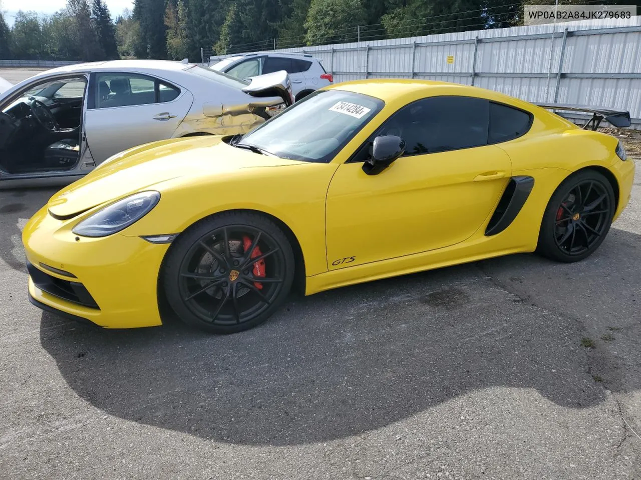 WP0AB2A84JK279683 2018 Porsche Cayman S