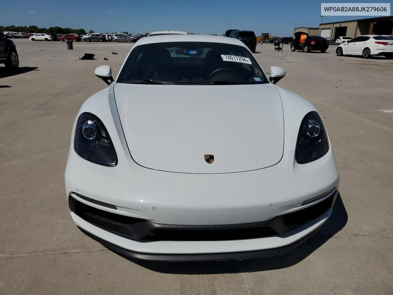 WP0AB2A88JK279606 2018 Porsche Cayman S