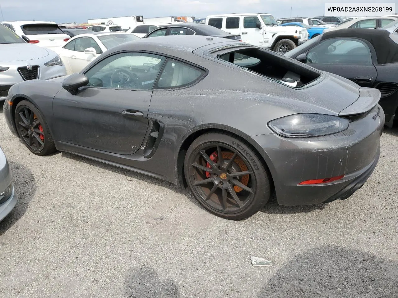 2022 Porsche Cayman Gts VIN: WP0AD2A8XNS268199 Lot: 75118814