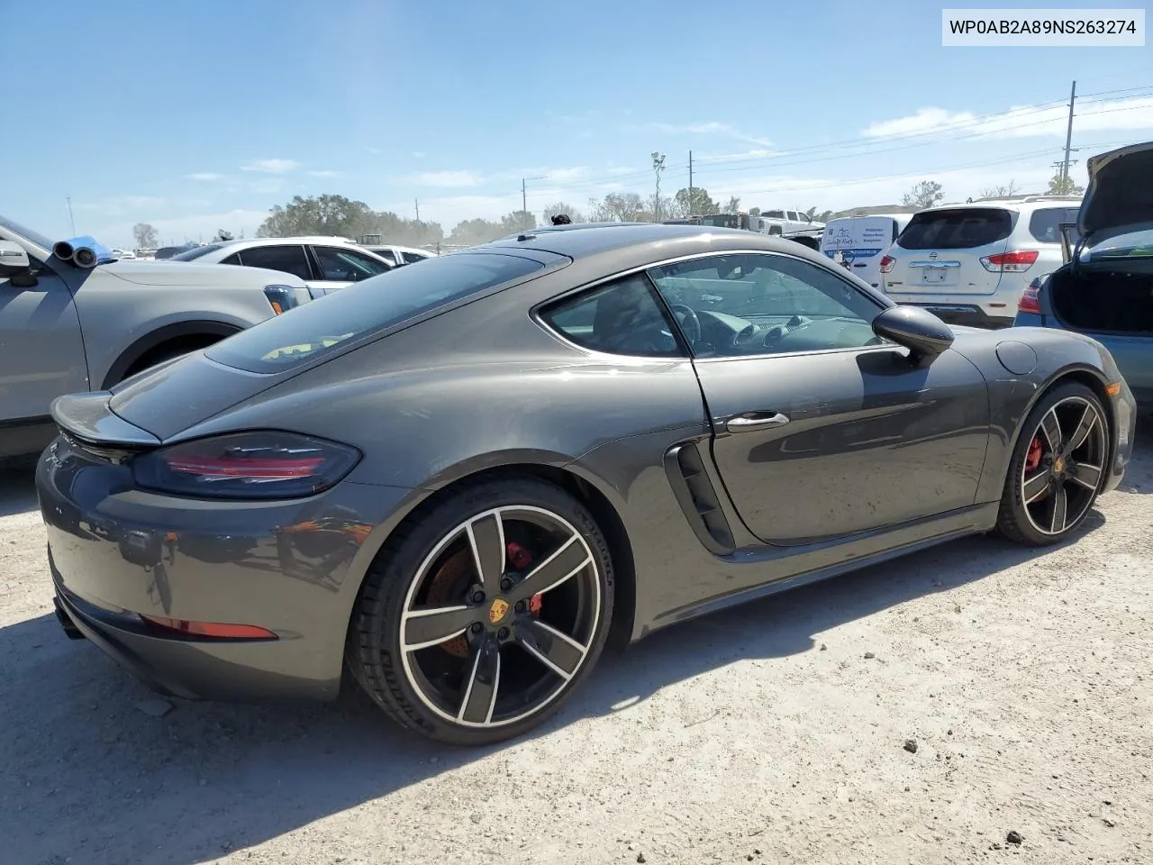 WP0AB2A89NS263274 2022 Porsche Cayman S