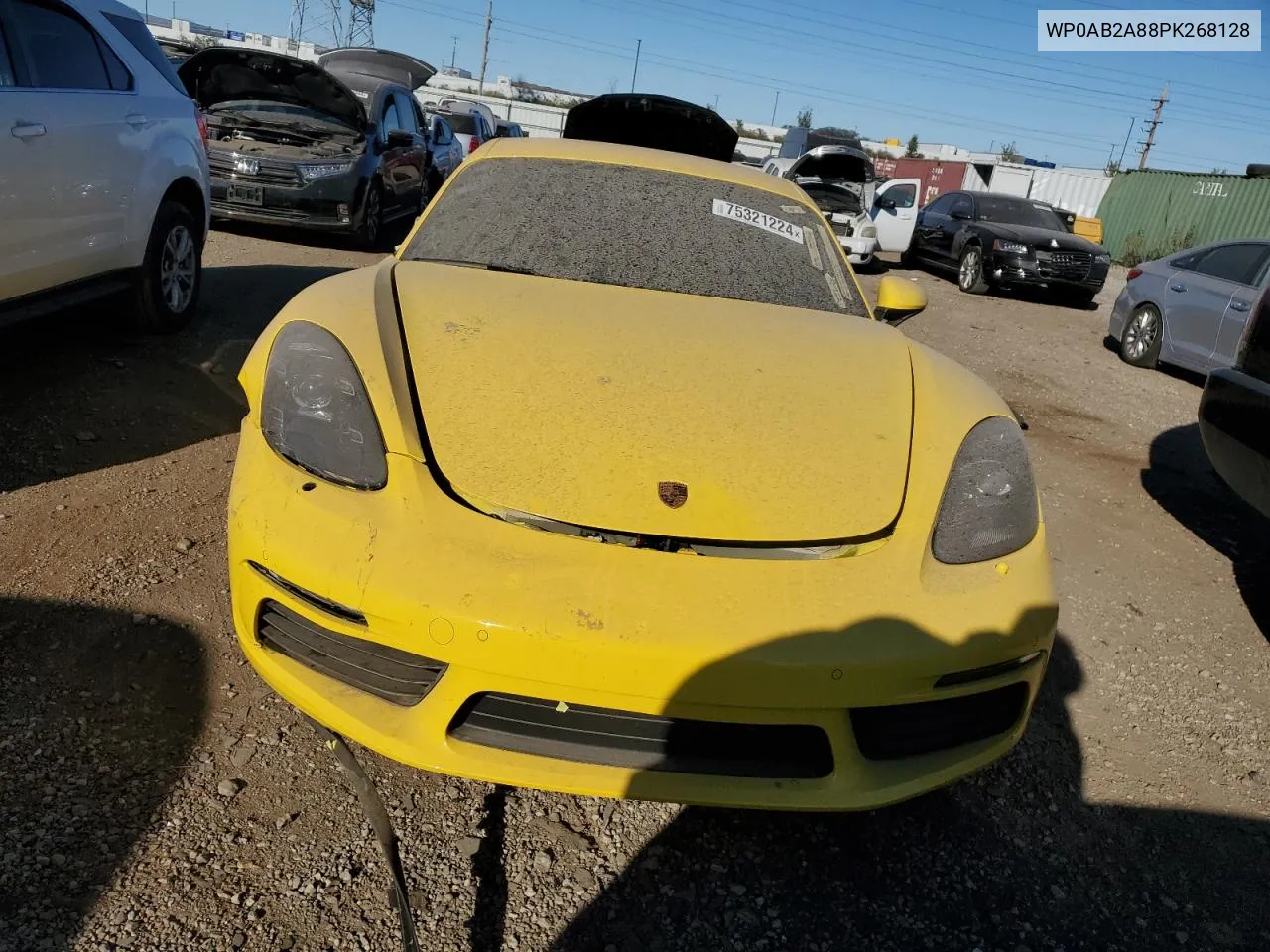 2023 Porsche Cayman S VIN: WP0AB2A88PK268128 Lot: 75321224