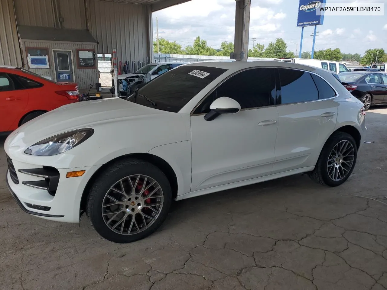 2015 Porsche Macan Turbo VIN: WP1AF2A59FLB48470 Lot: 63026994