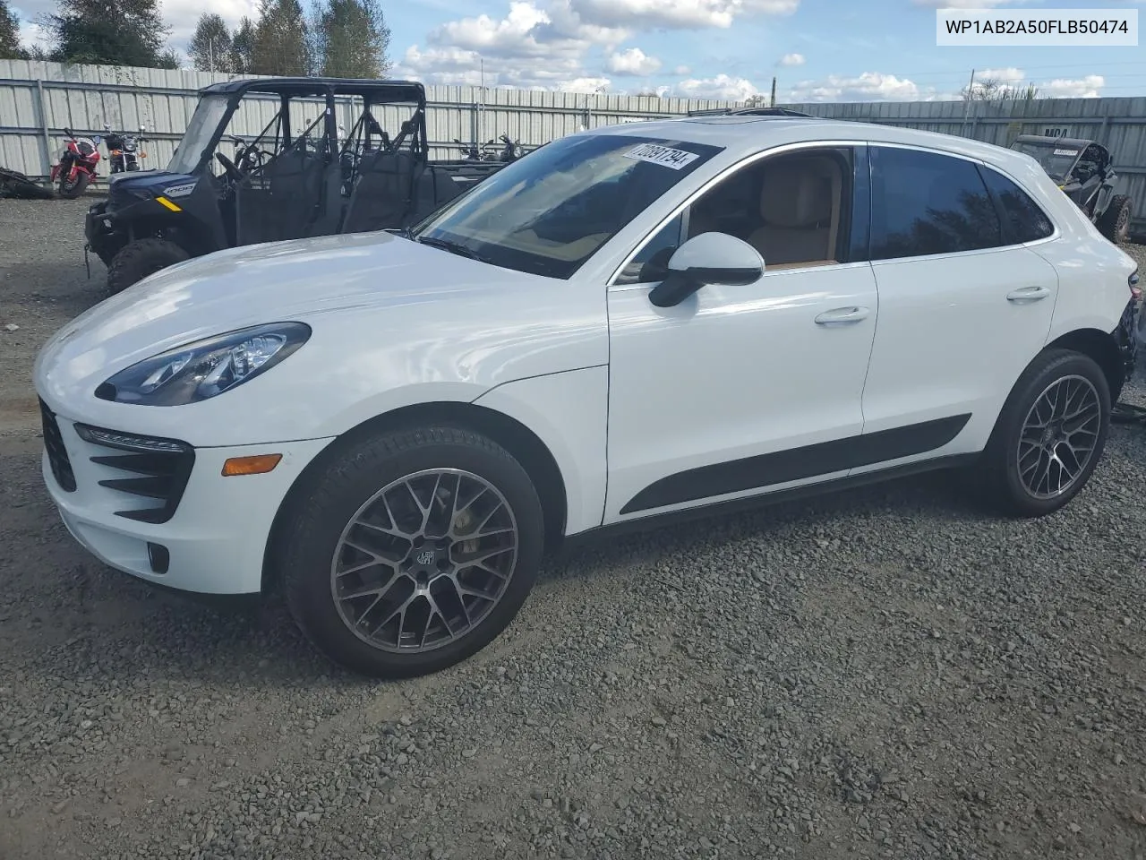 2015 Porsche Macan S VIN: WP1AB2A50FLB50474 Lot: 70891794