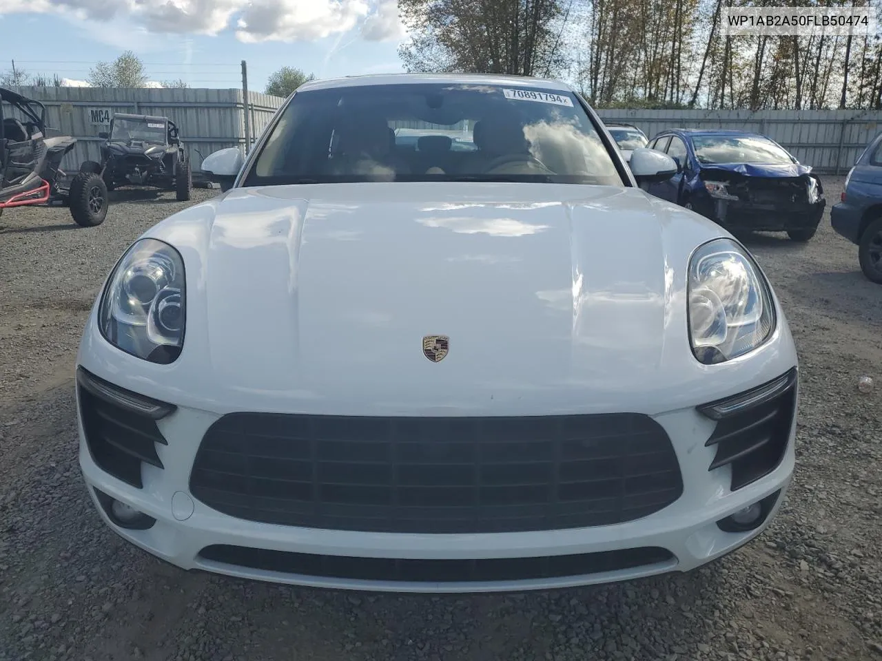 2015 Porsche Macan S VIN: WP1AB2A50FLB50474 Lot: 70891794