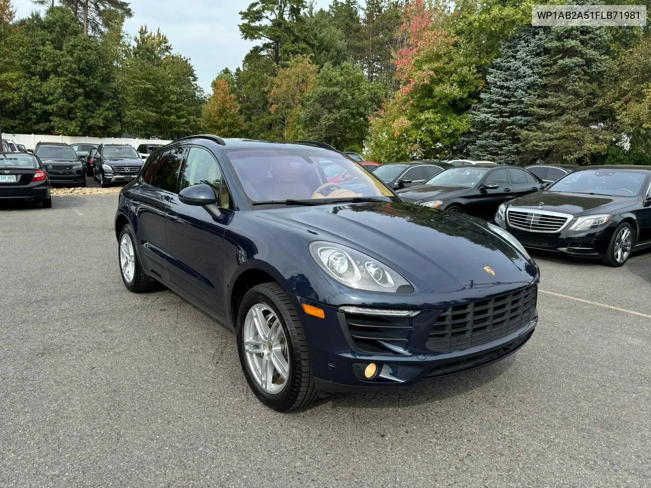 2015 Porsche Macan S VIN: WP1AB2A51FLB71981 Lot: 72478374