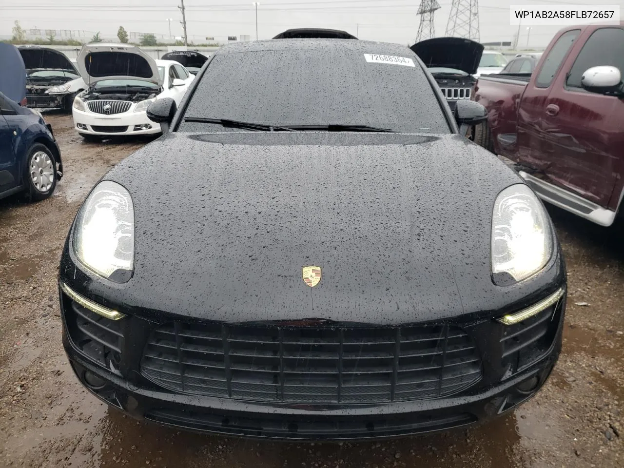 2015 Porsche Macan S VIN: WP1AB2A58FLB72657 Lot: 72688364