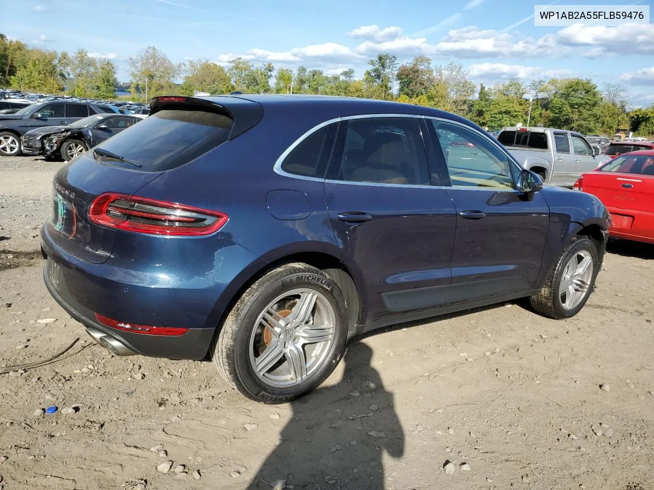 2015 Porsche Macan S VIN: WP1AB2A55FLB59476 Lot: 73763904