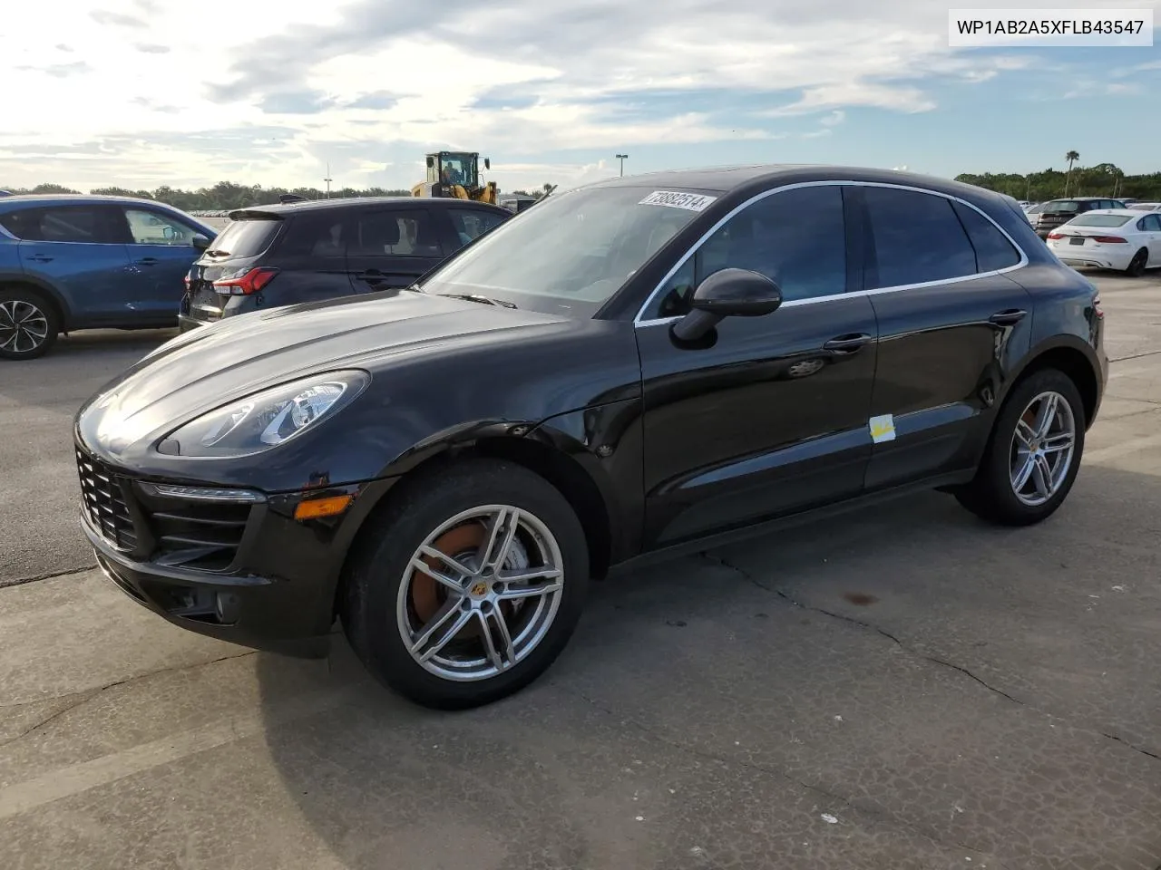 2015 Porsche Macan S VIN: WP1AB2A5XFLB43547 Lot: 73882514