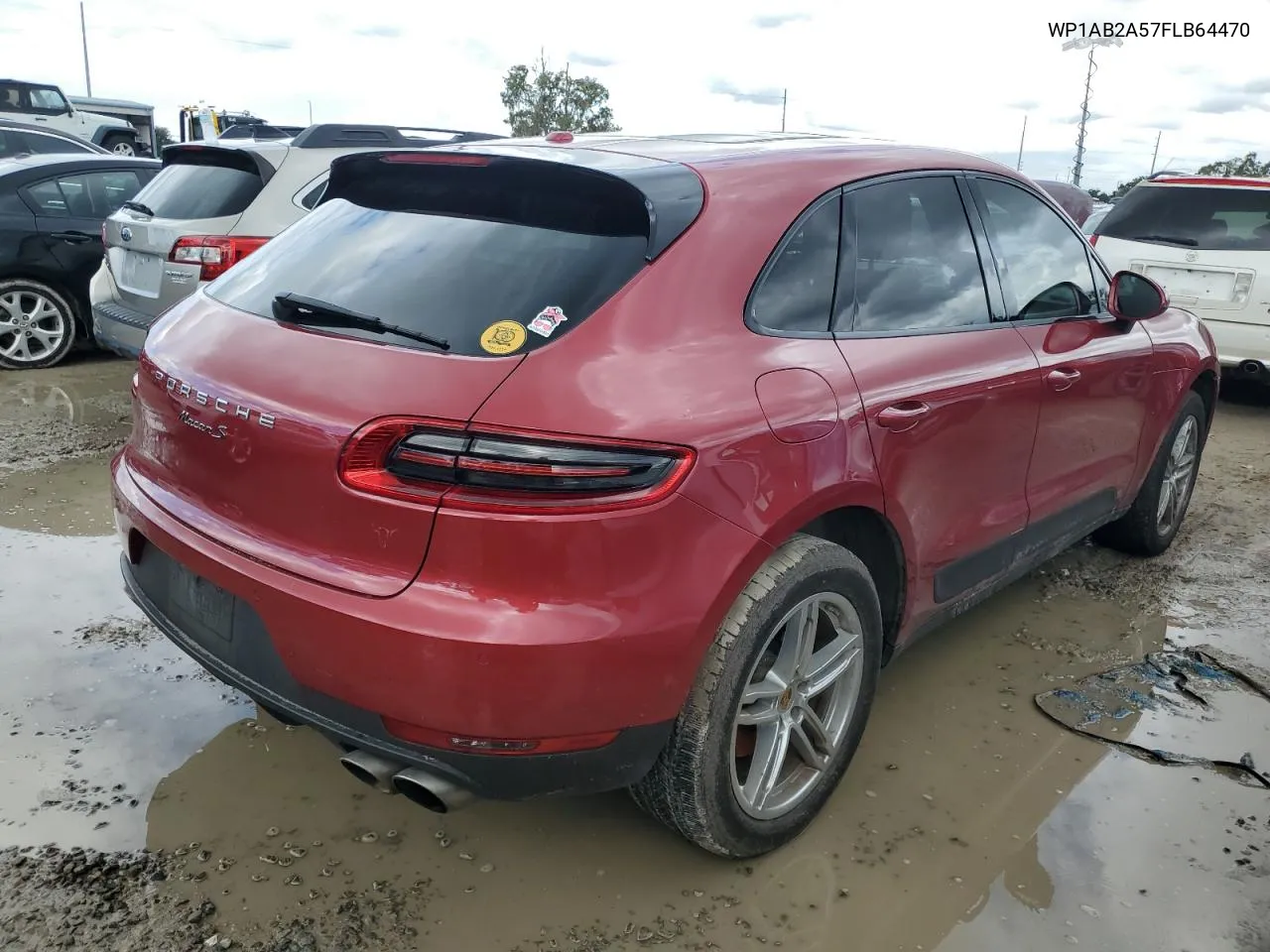 2015 Porsche Macan S VIN: WP1AB2A57FLB64470 Lot: 73982564