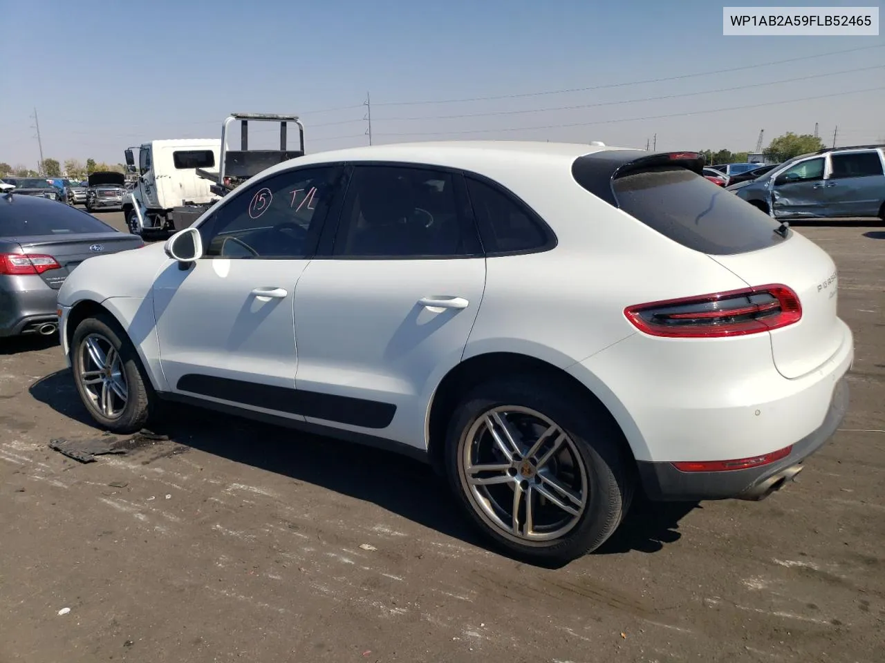 2015 Porsche Macan S VIN: WP1AB2A59FLB52465 Lot: 75541894