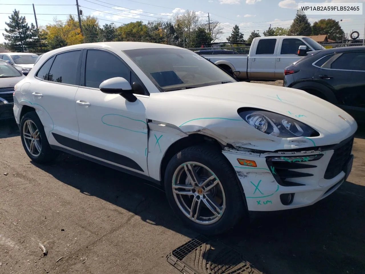 2015 Porsche Macan S VIN: WP1AB2A59FLB52465 Lot: 75541894