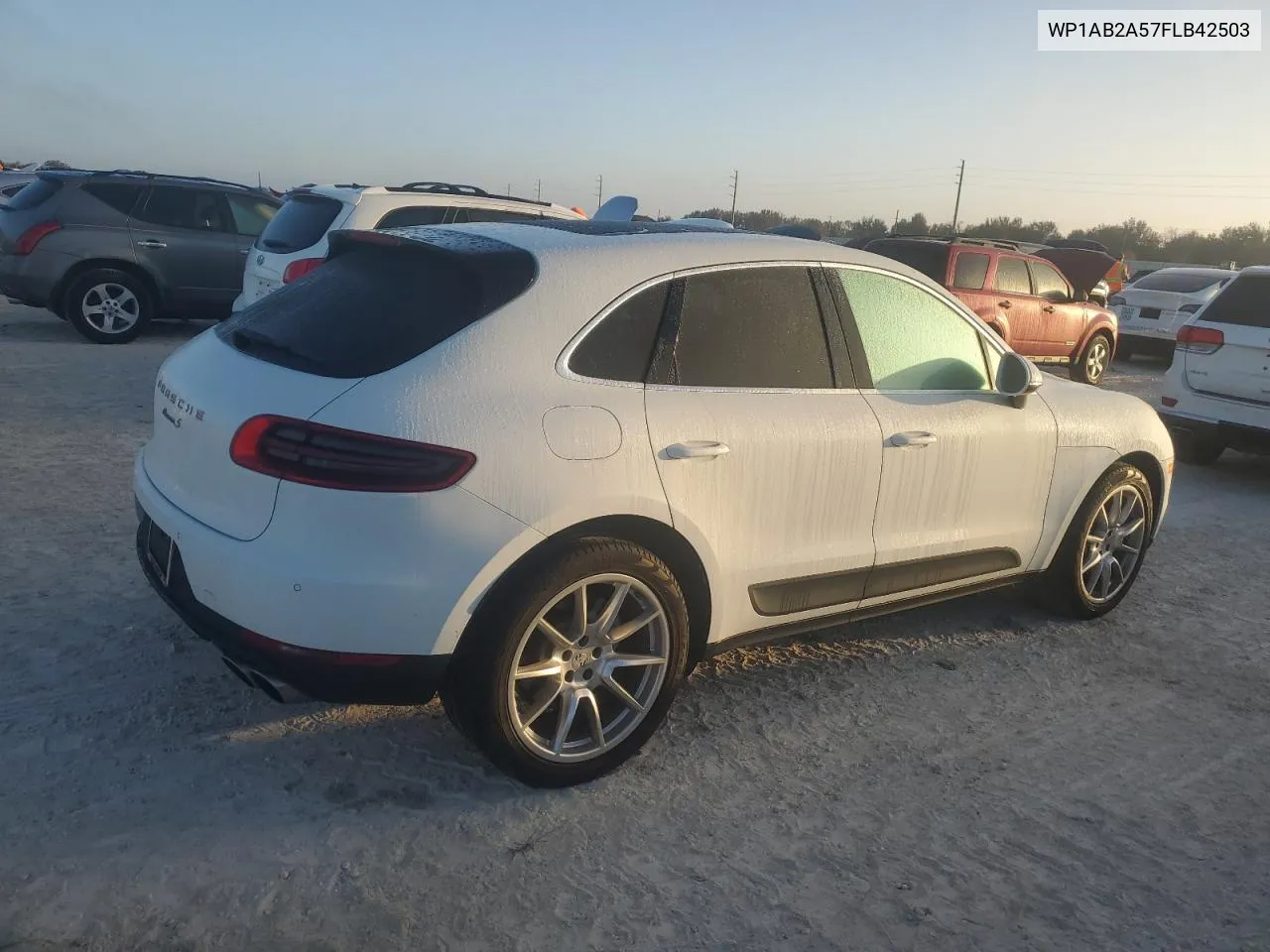 2015 Porsche Macan S VIN: WP1AB2A57FLB42503 Lot: 77268994