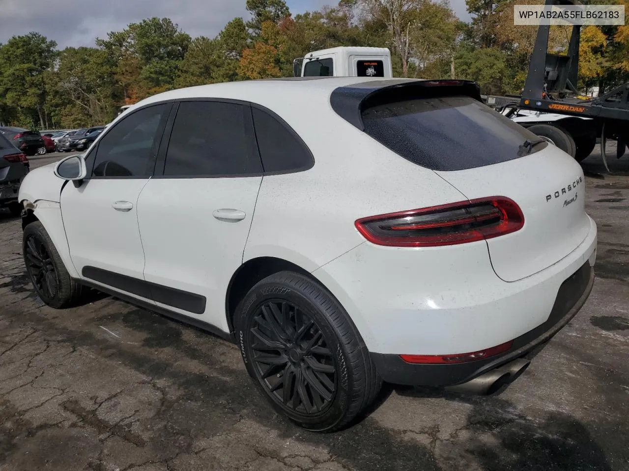 2015 Porsche Macan S VIN: WP1AB2A55FLB62183 Lot: 78125334