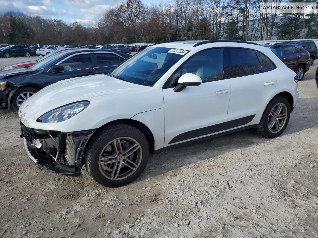 2015 Porsche Macan S VIN: WP1AB2A50FLB64715 Lot: 80212534