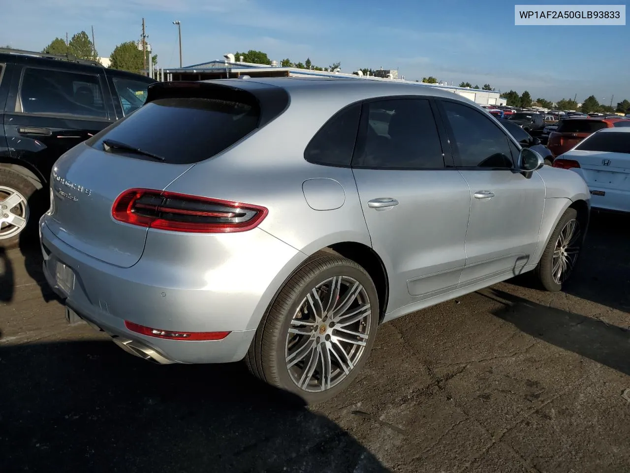 2016 Porsche Macan Turbo VIN: WP1AF2A50GLB93833 Lot: 70781444