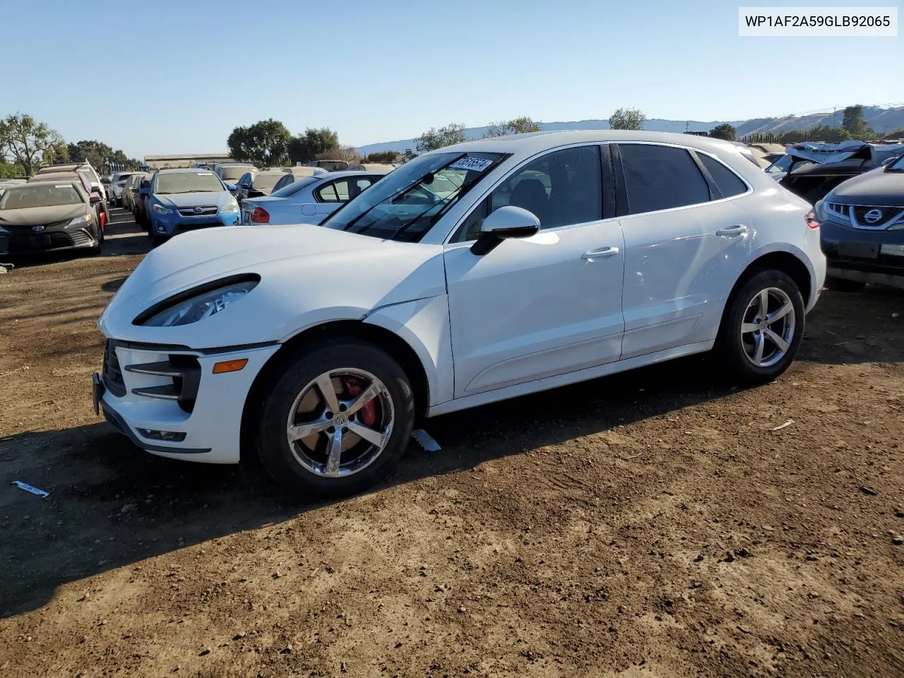 2016 Porsche Macan Turbo VIN: WP1AF2A59GLB92065 Lot: 73515574