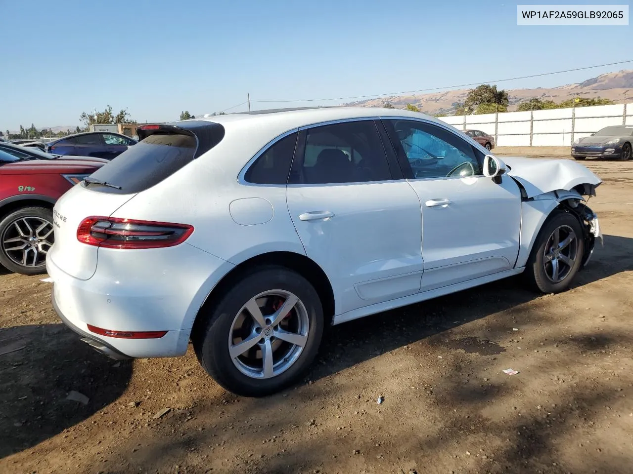 2016 Porsche Macan Turbo VIN: WP1AF2A59GLB92065 Lot: 73515574