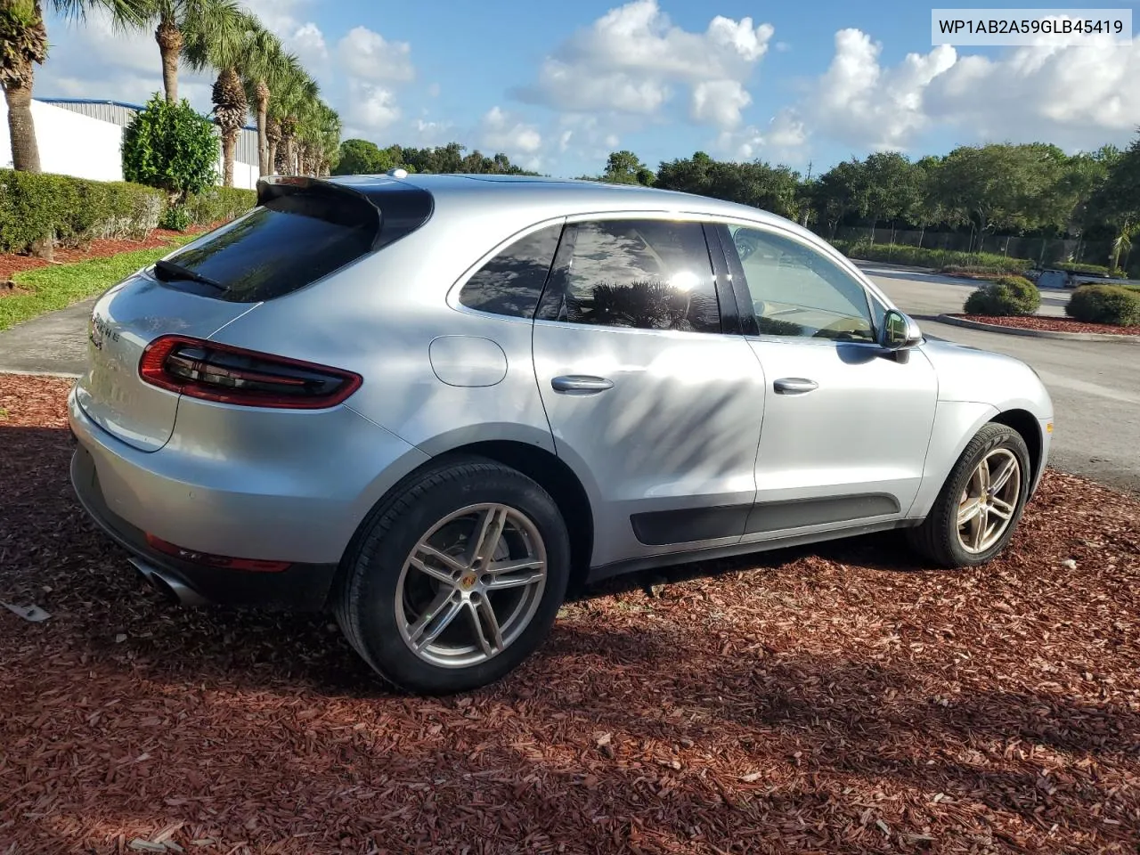 2016 Porsche Macan S VIN: WP1AB2A59GLB45419 Lot: 74793154