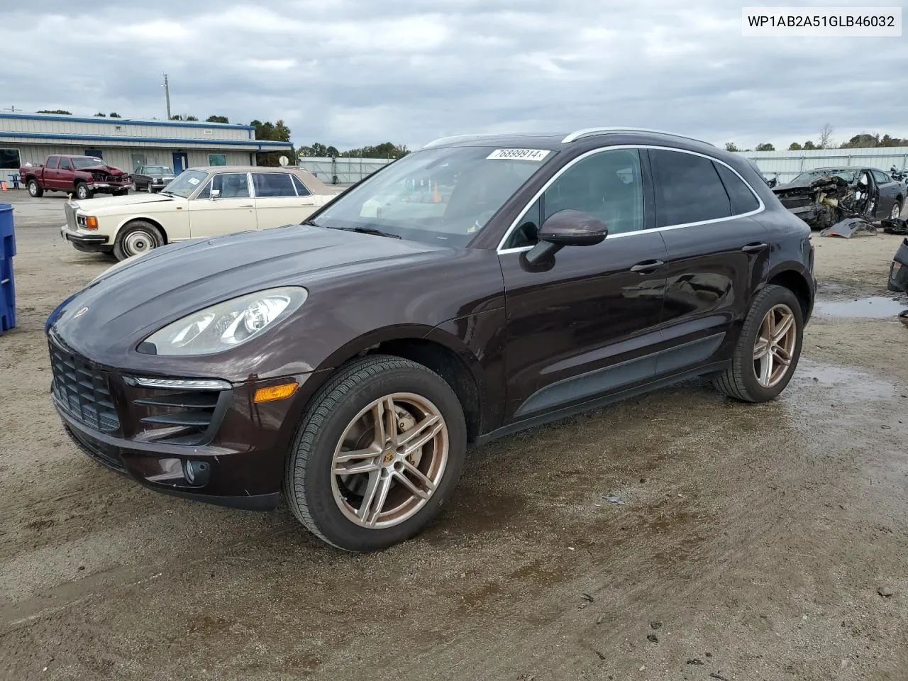 2016 Porsche Macan S VIN: WP1AB2A51GLB46032 Lot: 76899914