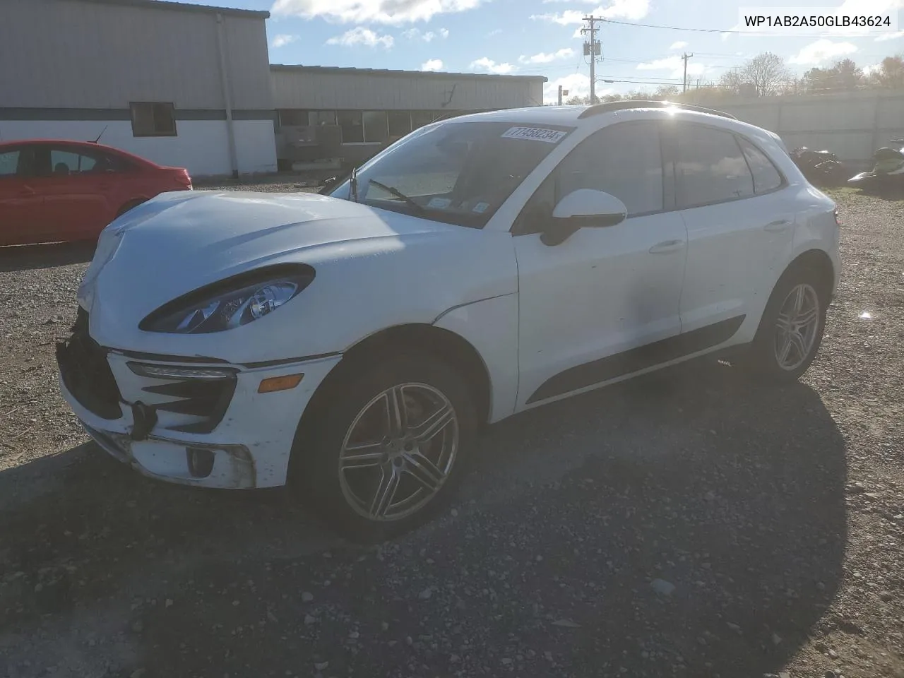 2016 Porsche Macan S VIN: WP1AB2A50GLB43624 Lot: 77458234