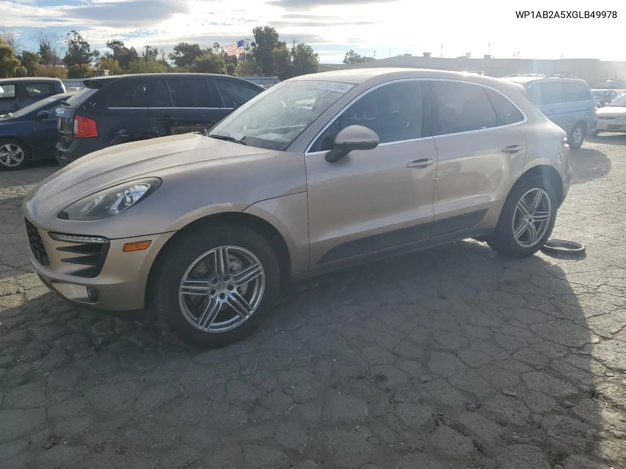 2016 Porsche Macan S VIN: WP1AB2A5XGLB49978 Lot: 78615164