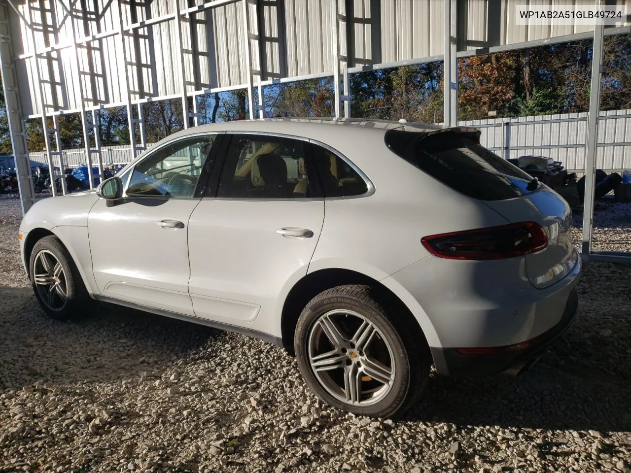 2016 Porsche Macan S VIN: WP1AB2A51GLB49724 Lot: 79555044