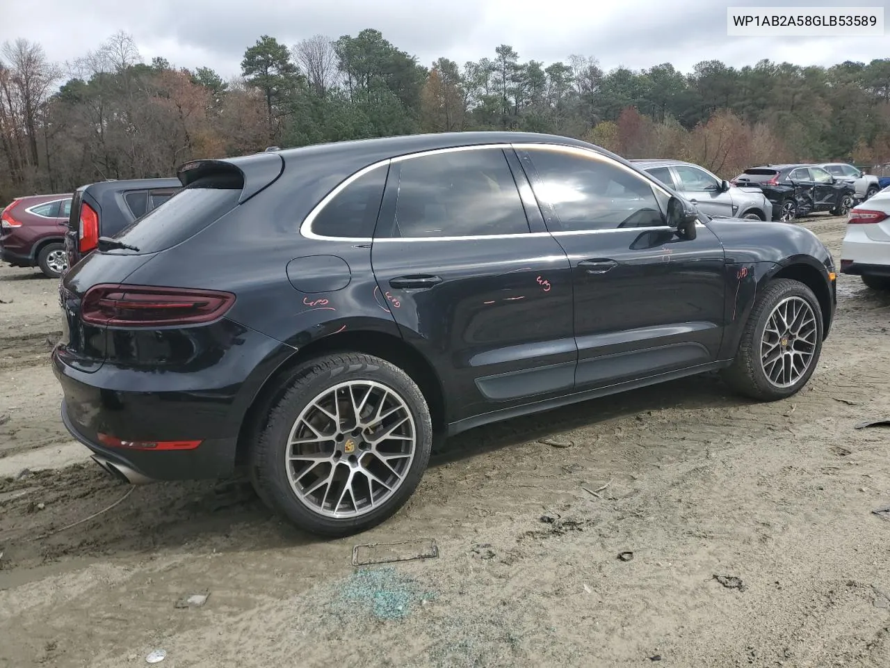 2016 Porsche Macan S VIN: WP1AB2A58GLB53589 Lot: 79664014