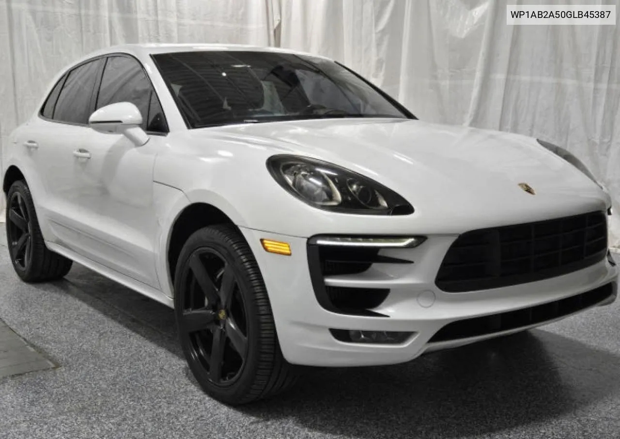 2016 Porsche Macan S VIN: WP1AB2A50GLB45387 Lot: 81424554