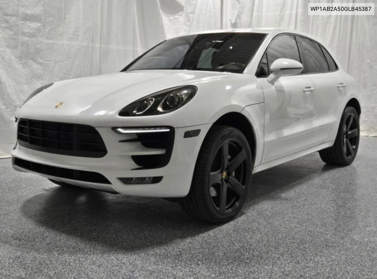 2016 Porsche Macan S VIN: WP1AB2A50GLB45387 Lot: 81424554