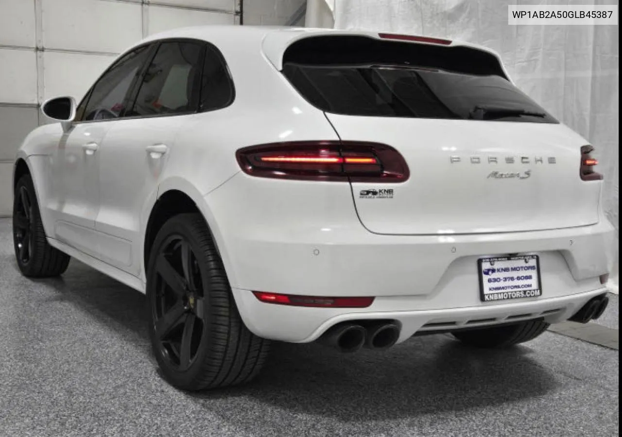 2016 Porsche Macan S VIN: WP1AB2A50GLB45387 Lot: 81424554