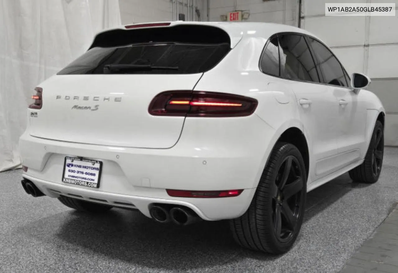 2016 Porsche Macan S VIN: WP1AB2A50GLB45387 Lot: 81424554