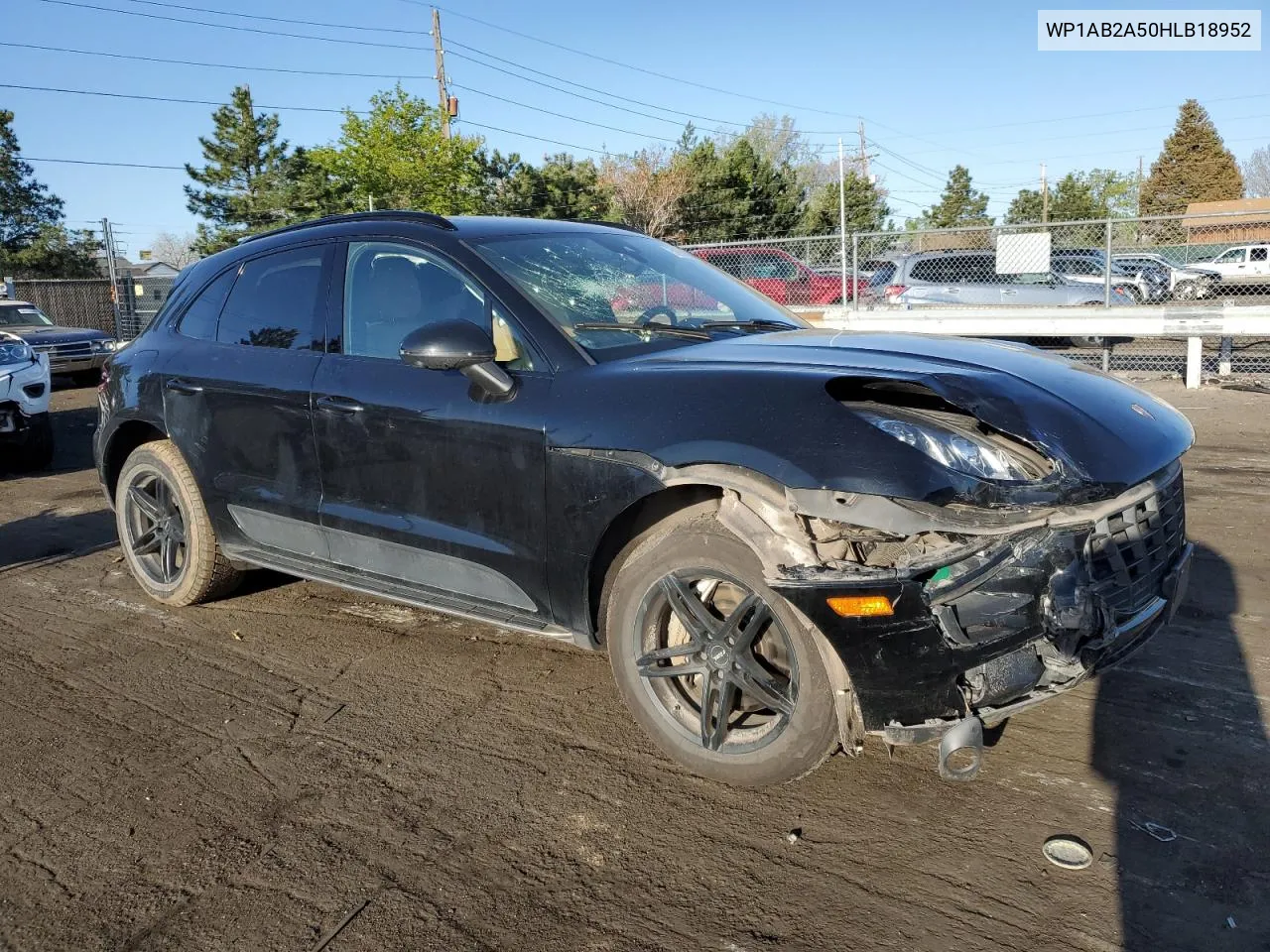 WP1AB2A50HLB18952 2017 Porsche Macan S