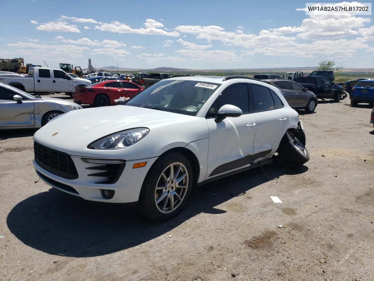 WP1AB2A57HLB17202 2017 Porsche Macan S