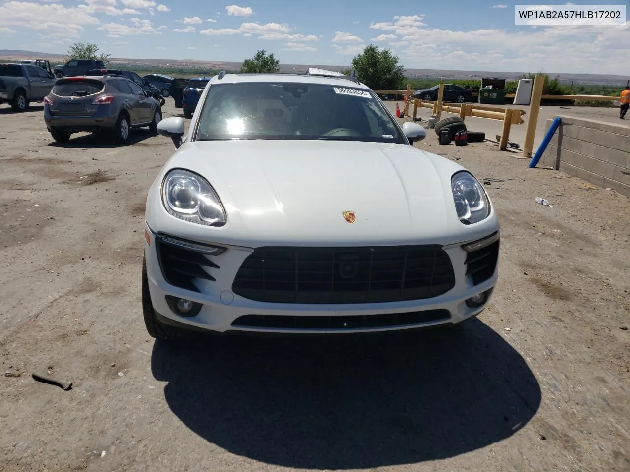 WP1AB2A57HLB17202 2017 Porsche Macan S