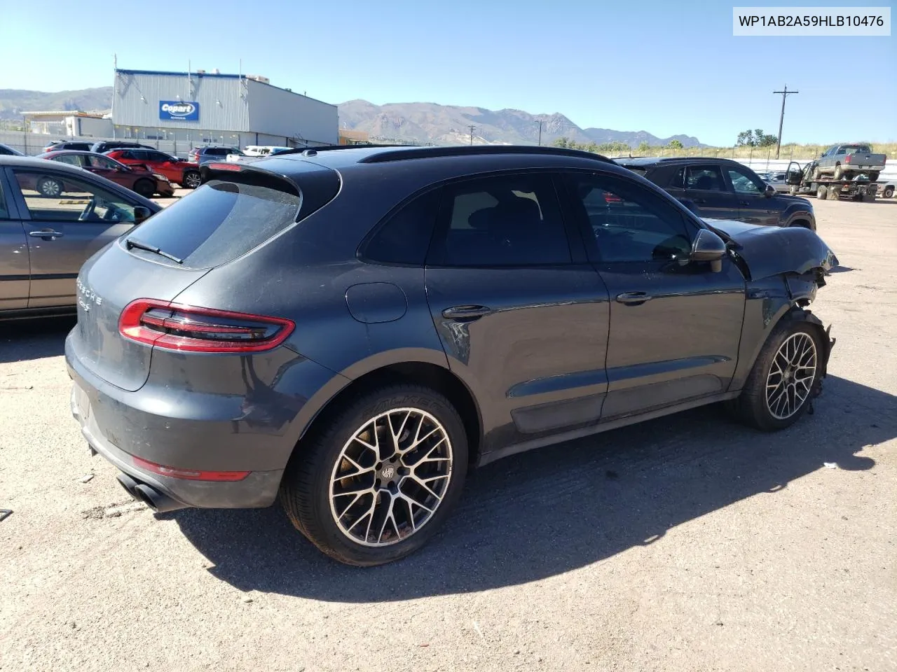 2017 Porsche Macan S VIN: WP1AB2A59HLB10476 Lot: 72047124