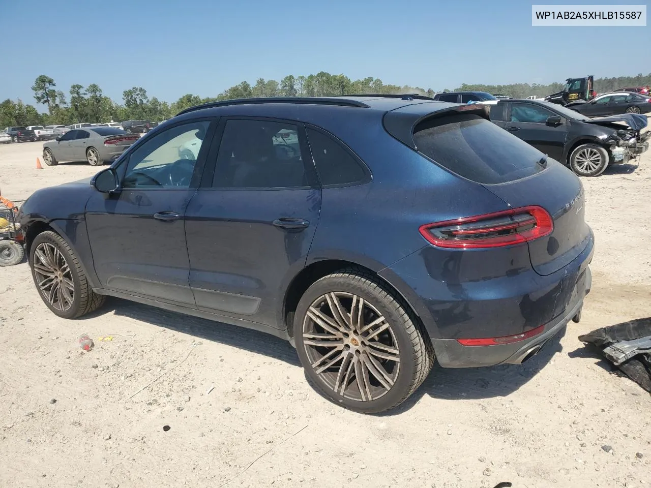 2017 Porsche Macan S VIN: WP1AB2A5XHLB15587 Lot: 73721984