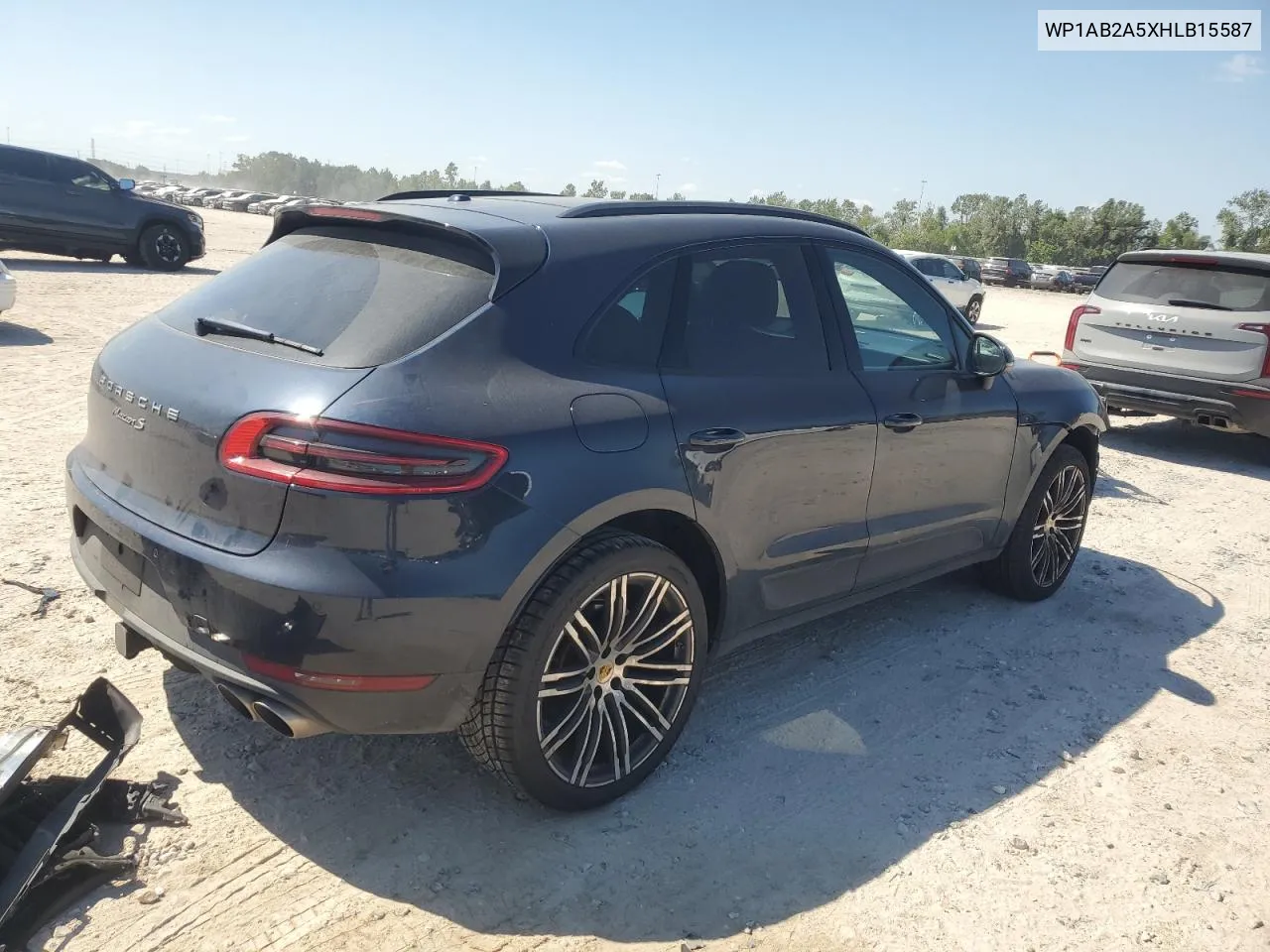 2017 Porsche Macan S VIN: WP1AB2A5XHLB15587 Lot: 73721984