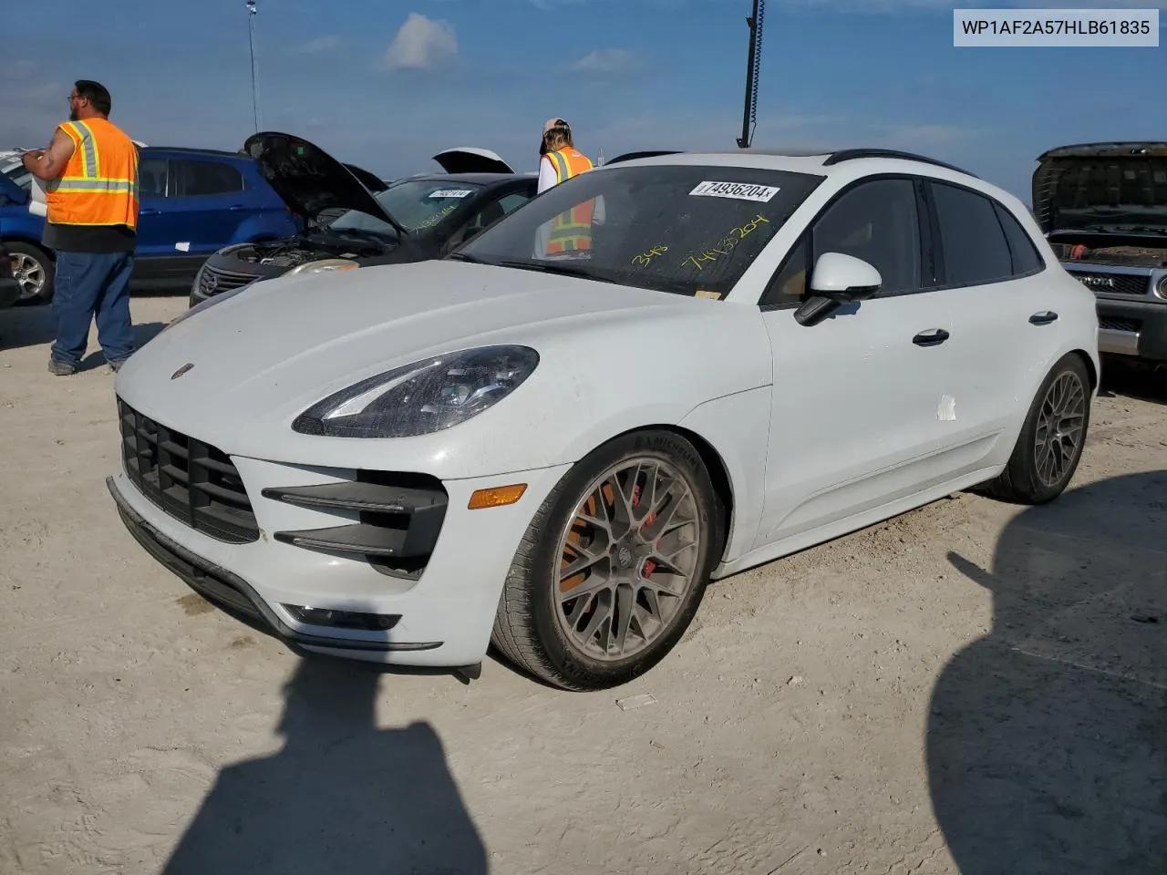 2017 Porsche Macan Turbo VIN: WP1AF2A57HLB61835 Lot: 74936204