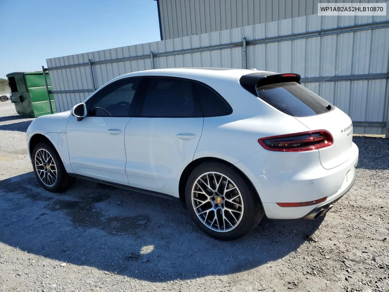 2017 Porsche Macan S VIN: WP1AB2A52HLB10870 Lot: 75424604