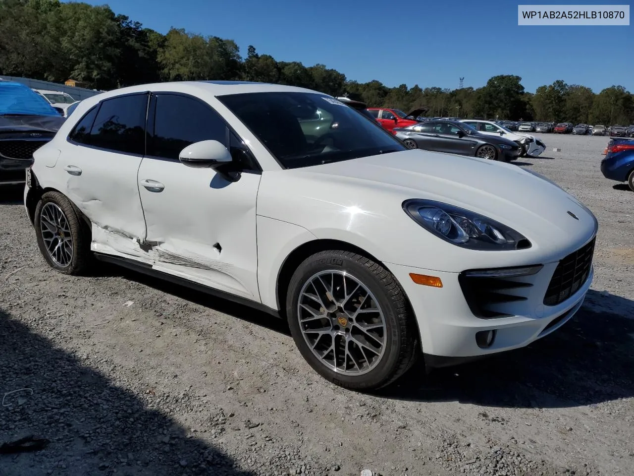 2017 Porsche Macan S VIN: WP1AB2A52HLB10870 Lot: 75424604