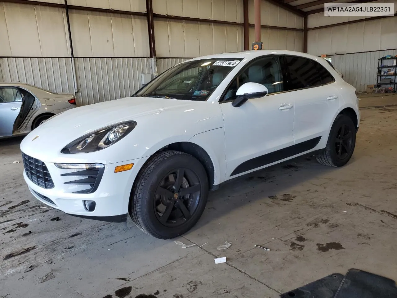 2018 Porsche Macan VIN: WP1AA2A54JLB22351 Lot: 69977904