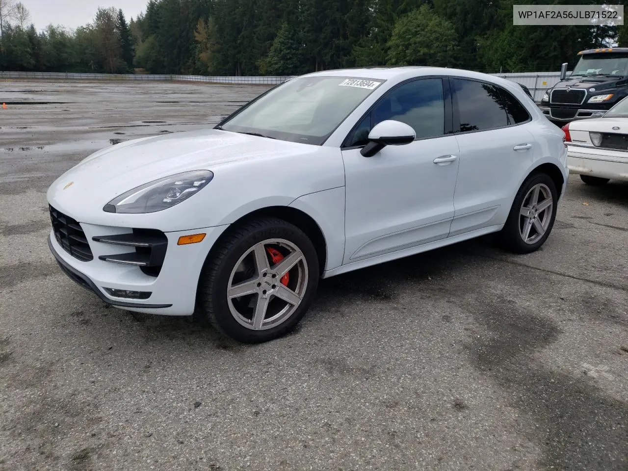 2018 Porsche Macan Turbo VIN: WP1AF2A56JLB71522 Lot: 72813694