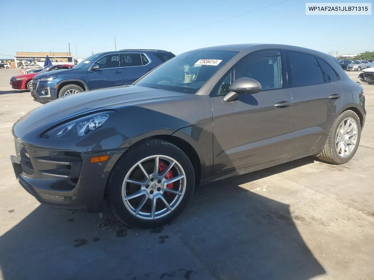 WP1AF2A51JLB71315 2018 Porsche Macan Turbo