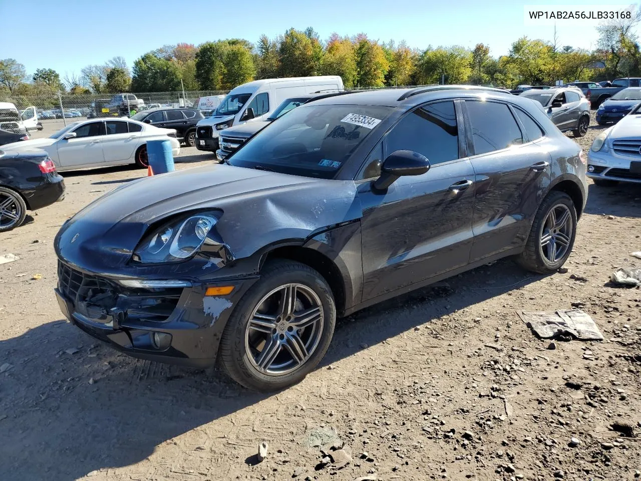 2018 Porsche Macan S VIN: WP1AB2A56JLB33168 Lot: 74953334