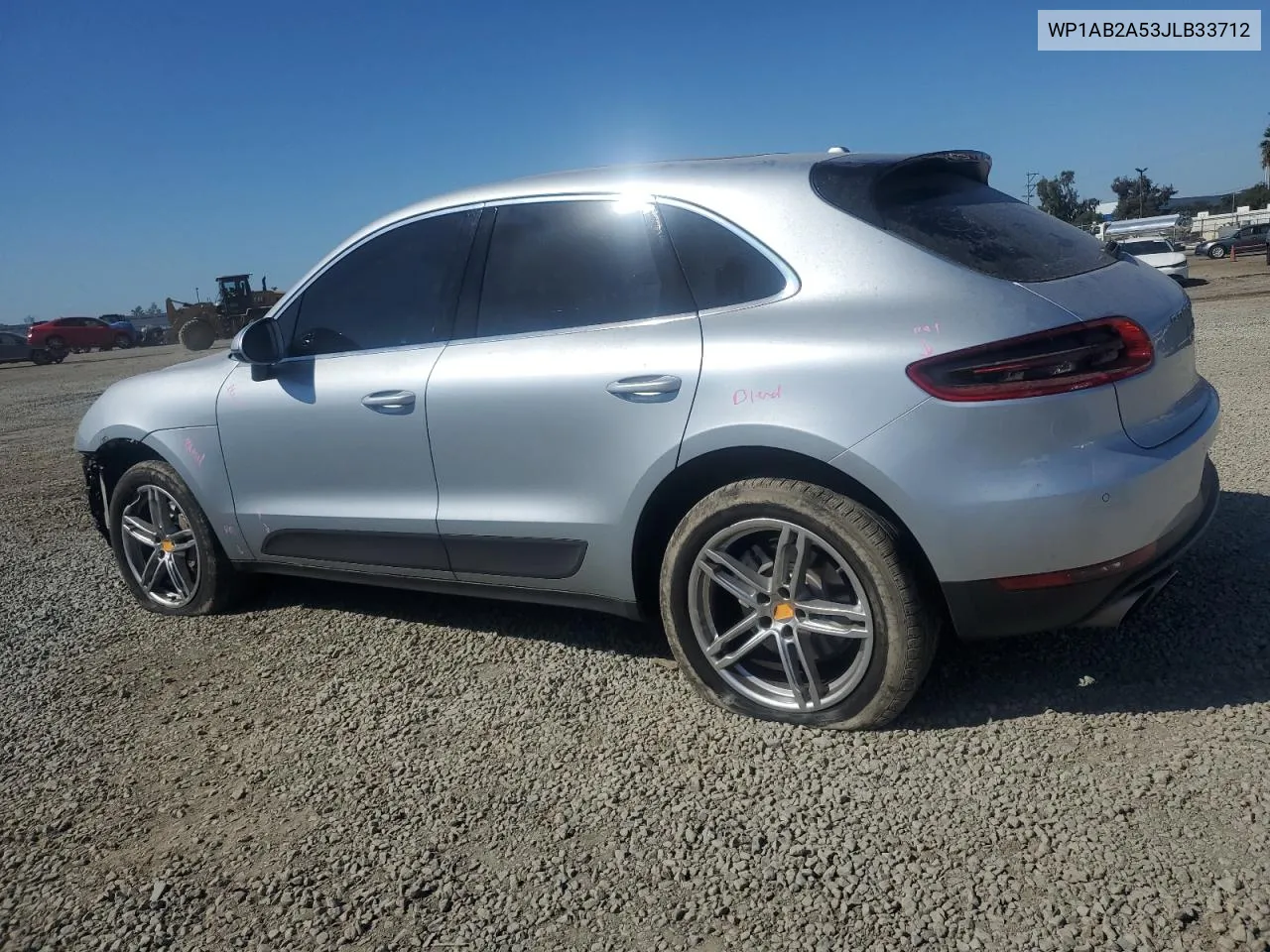 2018 Porsche Macan S VIN: WP1AB2A53JLB33712 Lot: 77635604