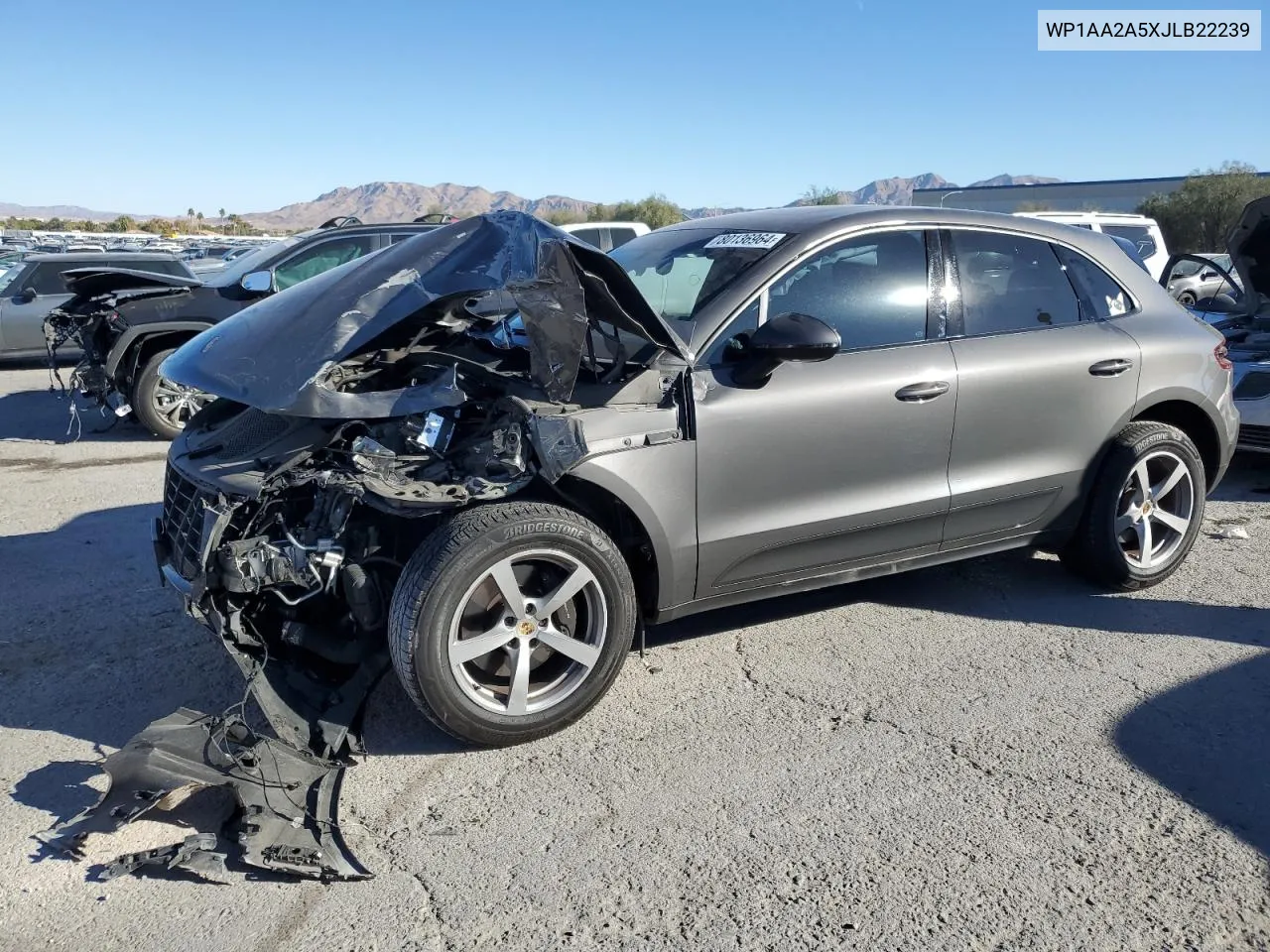 2018 Porsche Macan VIN: WP1AA2A5XJLB22239 Lot: 80136964