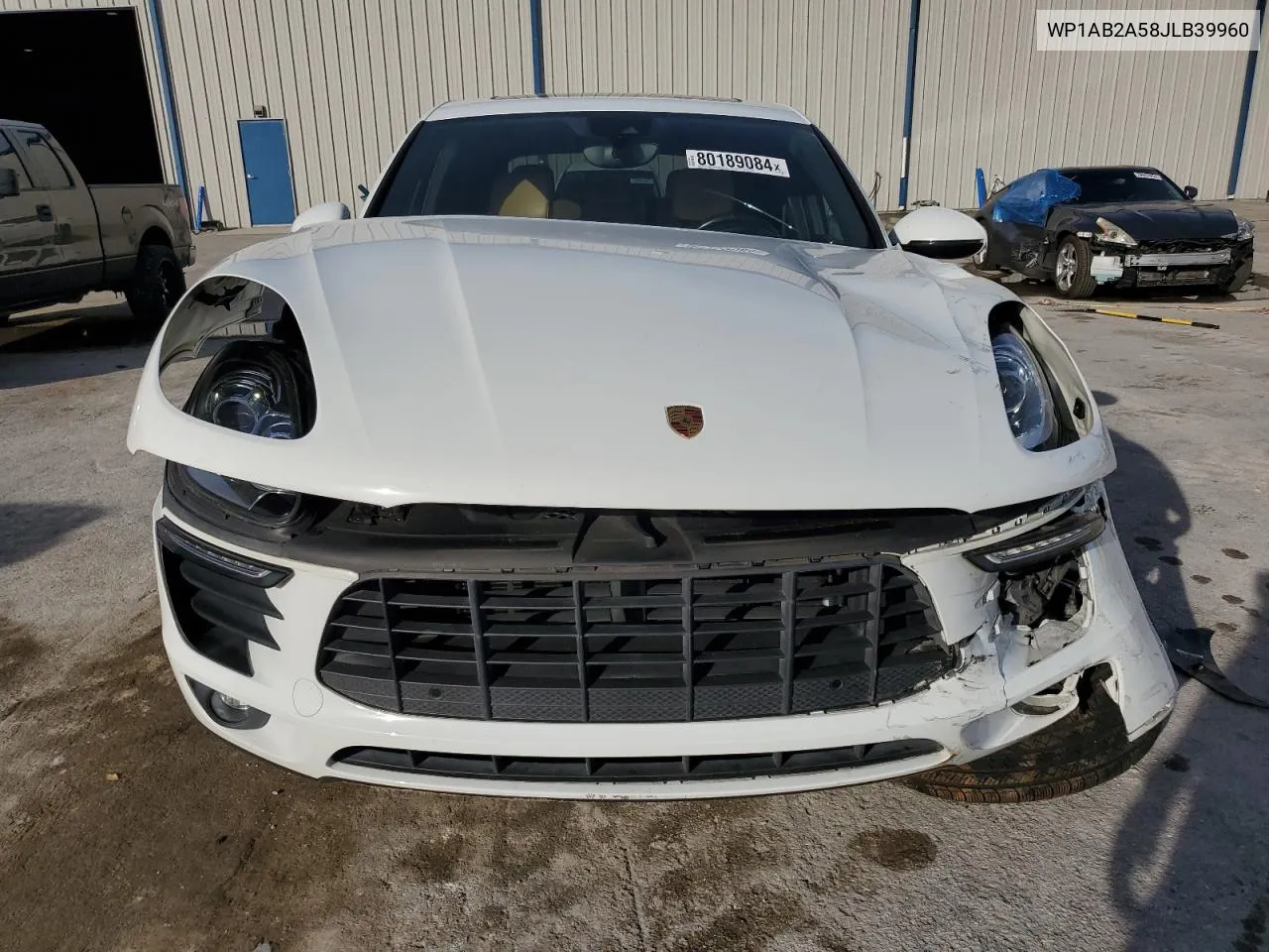 2018 Porsche Macan S VIN: WP1AB2A58JLB39960 Lot: 80189084