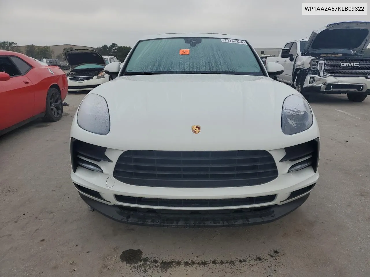 2019 Porsche Macan VIN: WP1AA2A57KLB09322 Lot: 75748204